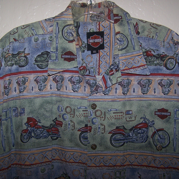 HARLEY-DAVIDSON "TORI RICHARD" CASUAL SHIRT S2892 - Picture 2 of 8